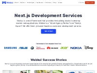 Next.js Development Services | Hire Next.js Developers