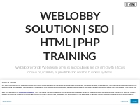 Weblobby Solution | SEO | HTML | PHP Training   Weblobby provide Web d