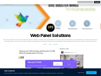 Web Panel Solutions -- Outsource Hybrid App and Dynamic CMS Web...