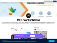 Web Panel Solutions — Hybrid Application Development Services by Web..