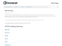 Web Hosting - Bravenet Wiki