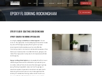 Epoxy Flooring Rockingham | Epoxy Coatings