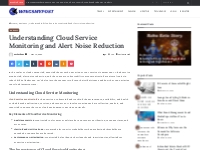 Understanding Cloud Service Monitoring and Alert Noise Reduction