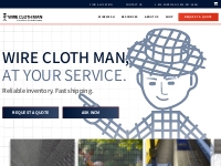 Wire Cloth Man | Request A Quote | Ask WCM