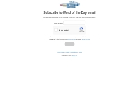 Word of the Day Email - TheFreeDictionary.com