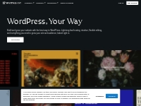WordPress.com: Build a Site, Sell Your Stuff, Start a Blog   More