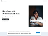Get a Professional Email Address | Free 3-month Trial | WordPress.com