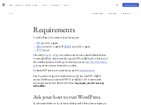 Requirements   WordPress.org