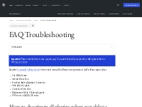 FAQ Troubleshooting   Documentation   WordPress.org