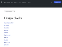 Design blocks   Documentation   WordPress.org