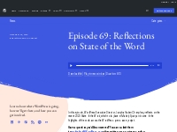 Episode 69: Reflections on State of the Word   WordPress News