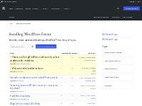 Installing WordPress   WordPress.org