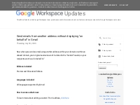  Google Workspace Updates: July 2009