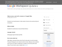  Google Workspace Updates: March 2010