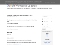  Google Workspace Updates: November 2011