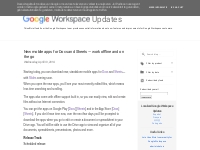  Google Workspace Updates: April 2014