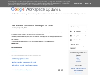  Google Workspace Updates: August 2014