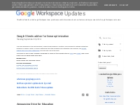  Google Workspace Updates: September 2014