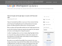  Google Workspace Updates: April 2015