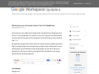 Google Workspace Updates: May 2016