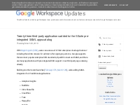 Google Workspace Updates: March 2018