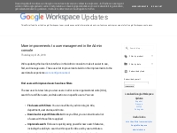  Google Workspace Updates: April 2018