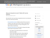  Google Workspace Updates: 2019