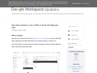  Google Workspace Updates: August 2019