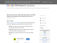  Google Workspace Updates: June 2021