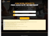 Worldprofit Associates - Free Member Signup Page