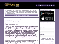 Worthy Brief - Our Christian Newsletter for 05/01/2024