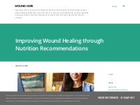Improving Wound Healing through Nutrition Recommendations