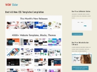 Best 46 New CSS Templates Compilation