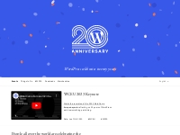 WP20   Celebrating 20 years of WordPress