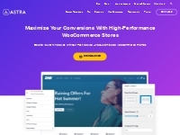Best Free Theme for WooCommerce - Astra Theme is Built for WooCommerce