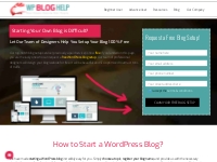 Start a Blog in 3 Simple Steps [Free Support] - WP Blog Help