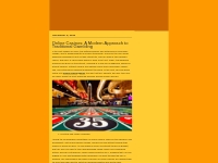 Online Casinos: A Modern Approach to Traditional Gambling    silverrat