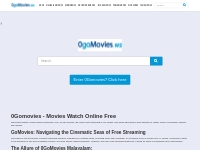 0Gomovies - Movies Watch Online