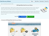 USB Digital Media Data Recovery Software recover crashed removable dis