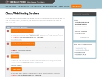 Cheap Web Hosting Services - 100 Best Free Web Space
