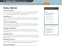Finding a Web Host - 100 Best Free Web Space