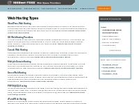 Web Hosting Types - 100 Best Free Web Space