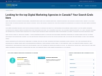 5000+ Verified Digital Marketing Companies In Canada | May 2024