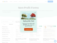 Free Non-Profit Form Templates | 123FormBuilder