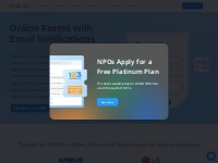 Online Forms with Email Notifications | 123FormBuilder