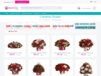   	Send Christmas Flowers Delivery for Everyone | 1800-Gifts