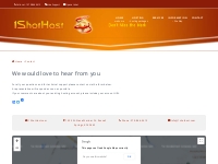 Contact   1ShotHost Personal Business Professional Website Hosting Ser