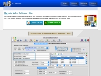 Barcode Maker Software - Mac generates at 2DBarcode