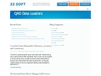                                      32Soft - QAD Data Loaders
