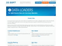                                32Soft -   Master Data   Inventory